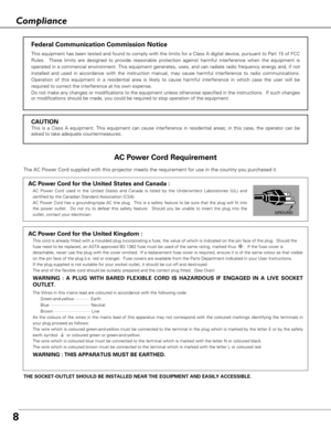 Page 88
Compliance
Federal Communication Commission Notice
This equipment has been tested and found to comply with the limits for a Class A digital device, pursuant to Part 15 of FCC
Rules.  These limits are designed to provide reasonable protection against harmful interference when the equipment is
operated in a commercial environment. This equipment generates, uses, and can radiate radio frequency energy and, if not
installed and used in accordance with the instruction manual, may cause harmful interference...