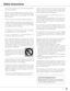 Page 55
Safety Instructions
All the safety and operating instructions should be read before 
the product is operated.
Read  all  of  the  instructions  given  here  and  retain  them  for 
later  use.  Unplug  this  projector  from  AC  power  supply  before 
cleaning.  Do  not  use  liquid  or  aerosol  cleaners.  Use  a  damp 
cloth for cleaning.
Follow all warnings and instructions marked on the projector.
For added protection to the projector during a lightning storm, 
or  when  it  is  left  unattended...