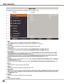 Page 26
6

Basic Operation
For detailed functions of each menu, see “Menu Tree” on pages 73-75.
Input 1                                                RGB(PC analog)
Input 2                                                RGB
Input 3                                                Video
Network                                              
System                                               Auto








Main MenuSub-Menu


 Image select
 For computer source, used to select an image level among...