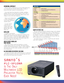 Page 3INTERNATIONAL COMPATIBILITY
Business today is being done on an increasingly global basis.
To accommodate this, the PLC-XP10NA offers a variety of
features that make it perfect for international use.
It has both 100-120 and 200-240 AC 50/60Hz capabilities,
making it ideal for use practically anywhere in the world. A
special auto-select feature automatically adjusts to the correct
voltage as soon as the unit is turned on.
Menus can be displayed in
a variety of languages so it
can be easily operated by...