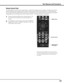 Page 1717
The eight different remote control codes (Code 1–Code 8) are assigned to this pro\
jector. Switching the remote 
control codes prevents interference from other remote controls when several projectors or video equipment 
next to each other are operated at the same time. Change the remote control code for the projector first before 
changing that for the remote control. See “Remote control” in the Setting Menu on page 55.
Press and hold the MENU and a number button (1–8) 
for more than five seconds to...