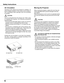 Page 6
6

Safety Instructions
Openings  in  the  cabinet  are  provided  for  ventilation.  To 
ensure  reliable  operation  of  the  product  and  to  protect  it 
from  overheating,  these  openings  must  not  be  blocked 
or covered. 
 CAUTION
Hot  air  is  exhausted  from  the  exhaust  vent.  When  using 
or  installing  the  projector,  the  following  precautions 
should be taken. 
– Do not put any flammable object or spray can near the 
projector, hot air is exhausted from the air vents.
–  Keep the...