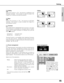 Page 4545
Setting
Ceiling 
Rear  Ceiling
When this function is “On,” the picture is top/bottom and
left/right reversed.  This function is used to project the
image from a ceiling mounting the projector.
Rear
When this function is “On,” the picture is left/right
reversed.  This function is used to project the image to a
rear projection screen.
Terminal
The COMPUTER IN 2/MONITOR OUT terminal on the back
of the projector is switchable for computer input or monitor
output.  (p. 9)  Select Computer 2 or Monitor Out...