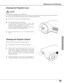 Page 5555
Maintenance and Cleaning
Disconnect the AC power cord before cleaning.
When the projector is not in use, replace the lens
cover.
1
3
2
Cleaning the Projector Cabinet
Disconnect the AC power cord before cleaning.1
Gently wipe the projector body with a soft, dry
cleaning cloth.  When it is heavily soiled, use a small
amount of mild detergent and finish with the cleaning
cloth.  Avoid excessive use of cleaner.  Abrasive
cleaners, solvents, or other harsh chemicals might
scratch the surface.2
Follow these...