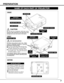 Page 77
PREPARATION
NAME OF EACH PART OF PROJECTOR
BOTTOM 
BACK 
HOT AIR EXHAUSTED !
Air blown from exhaust vent is hot.  When
using or installing a projector, following
precautions should be taken.
Do not put a flammable object near this vent.  
Keep rear grills at least 3’ (1m) away from
any object, especially heat-sensitive object.
Do not touch this area, especially screws
and metallic parts.  This area will become
hot while a projector is used.
This projector detects internal temperature
and...