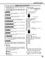 Page 3333
Press POINT LEFT/RIGHT buttons
to adjust value.
Reset all adjustment to previous figure.
Reset
Store
Closes IMAGE MENU.
Quit
Other icons operates as follows.
Press MENU button and ON-SCREEN MENU will appear.  Press
POINT LEFT/RIGHT buttons to move a red frame pointer to
IMAGE ADJUST Menu icon.1
2Press POINT DOWN button to move a red frame pointer to item
that you want to adjust and then press SELECT button. Level of
each item is displayed. Adjust each level by pressing POINT
LEFT/RIGHT button(s).
Move...