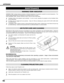 Page 4040
APPENDIX
CLEANING PROJECTION LENS
Apply a non-abrasive camera lens cleaner to a soft, dry cleaning cloth.  Avoid using an excessive amount of cleaner.
Abrasive cleaners, solvents or other harsh chemicals might scratch a surface.
When the projector is not in use, replace Lens Cover.
1
3
Lightly wipe a cleaning cloth over Projection Lens.2
Follow these steps to clean Projection Lens:
MAINTENANCE
WARNING TEMP. INDICATOR
WARNING TEMP. Indicator flashes red when an internal temperature of a projector...