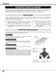 Page 4040
APPENDIX
OPERATING WIRELESS MOUSE
INSTALLATION
The Remote Control is not only able to operate this projector but also usable as a wireless mouse for most Personal
Computers.  The POINT button, drag ON/OFF button and two CLICK buttons are used for wireless mouse operation.
This Wireless Mouse function is available only when PC mouse pointer is displayed on a projected screen.
Connect the mouse port (or USB port) of your computer to
Control Port (or USB connector) of this projector with Control
Cable...