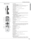 Page 1111
Part Names and Functions
Part Names and Functions
Remote Control
q
w
e
r
t
y
u
i
o
!0
!1
!4
!5
!6
!7
!9
@0
@1!2
!3
@2
@2RESET/ON/ALL-OFF switch
When using the remote control, set this switch to “ON.” Set it to “ALL OFF” for
power saving when it is not used.  Slide this switch to RESET to initialize the
remote control code or switch Spotlight and Pointer back to Laser pointer.  (p12, 14)
wSIGNAL EMISSION indicator
This indicator lights red while the laser beam is being emitted from the laser light...