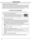 Page 44
COMPLIANCES
Federal Communication Commission Notice
This equipment has been tested and found to comply with the limits for a Class A digital device, pursuant to Part
15 of FCC Rules.  These limits are designed to provide reasonable protection against harmful interference when
the equipment is operated in a commercial environment. This equipment generates, uses, and can radiate radio
frequency energy and, if not installed and used in accordance with the instruction manual, may cause harmful
interference...