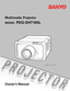 Page 1
Multimedia  Projector 
MODEL PDG-DHT100L
 
Owner’s Manual
✽ Projection lens is optional.
  