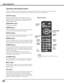 Page 30
0

Operating with Remote Control
Using the remote control for some frequently used operations is advisable. Just pressing one of the buttons 
enables you to make the desired operation quickly without calling up the On-Screen Menu.
Press the FREEZE button on the remote control to freeze 
the picture on the screen. To cancel the FREEZE function, 
press the FREEZE button again or press any other button.
FREEZE button
Press the AUTO PC button on the remote control to 
operate the Auto PC Adj. function....