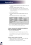 Page 3534
English
Appendices
 4.   Verify the resolution setting is less than or equal to 1600 x 1200 
resolution.
  5.   Select the “Change” under the “Monitor” tab .
  6.   Click on “Show all devices”. Next, select “Standard monitor 
types” under the SP box; choose the resolution mode you need 
under the “Models” box. 
 If you are using a Notebook:
  1.   First, follow the steps above to adjust resolution of the com-
puter.
  2. Press the toggle output settings. example: [Fn]+[F4]
  
   If you experience...