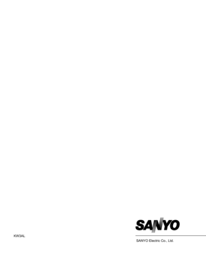 Page 135 
 
SANYO Electric Co., Ltd.
KW3AL 
  