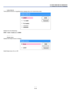 Page 825. Using On-Screen Display 
73 
 
Lamp interval 
The period of time for regulating lamp usage when not in dual lamp mode.\
 
 
Select from the following: 
Off , 1 week, 4 weeks  and 2000H   
 
Simple menu 
Select the Simple menu to display. 
 
 
Set Simple menu On or Off.  