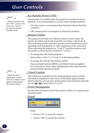 Page 2928
English
User Controls
 Eco Standby Power (