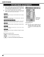 Page 4040
COMPUTER MODE
Press the MENU button and the ON-SCREEN MENU will
appear.  Press the POINT LEFT/RIGHT buttons to select IMAGE
and press the SELECT (REAR CLICK) button.  Another dialog
box PICTURE IMAGE ADJUSTMENT Menu will appear. 1
2
Adjust the picture as necessary to eliminate flicker from the display.
(From 0 to 127.)  
The number of the total dots in one horizontal period.  Adjust the
number to match your PC image.
Point to to decrease contrast, and select to increase contrast.
(From 0 to 63.)...