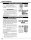 Page 3636
COMPUTER button
SELECTING COMPUTER MODE
MENU OPERATION
When selecting the Computer Mode, the Current Mode display
appears to show the information of the computer being selected.  
CURRENT MODE DISPLAY
Computer 1
Computer 2
SELECTING COMPUTER SYSTEM
AUTOMATIC MULTI-SCAN SYSTEM
This projector automatically tunes to most different types of
computers based on VGA, SVGA, XGA, SXGA or UXGA (refer
to “COMPATIBLE COMPUTER SPECIFICATION” on page 37).
When selecting Computer, this projector automatically tunes...