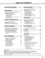 Page 55
TABLE OF CONTENTS
FEATURES AND DESIGN 6
BEFORE OPERATION 15PREPARATION 7
NAME OF EACH PART OF PROJECTOR 7
SETTING-UP PROJECTOR 8
CONNECTING AC POWER CORD 8
POSITIONING PROJECTOR 9
LENS INSTALLATION 9
ADJUSTABLE FEET 10
INSTALLING PROJECTOR IN PROPER POSITION 10
MOVING PROJECTOR 11
CONNECTING PROJECTOR 12
TERMINALS OF PROJECTOR 12
CONNECTING TO COMPUTER 13
CONNECTING TO VIDEO EQUIPMENT 14
OPERATION OF REMOTE CONTROL 15
REMOTE CONTROL BATTERIES INSTALLATION 16
TOP CONTROLS AND INDICATORS 17
OPERATING...