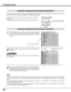 Page 3434
Computer Input
Computer Adjustment (Auto) (Menu Operation)
Auto PC Adjustment function is provided to automatically adjust Fine sync, Total dots, Horizontal, and Vertical to conform to
your computer.  Auto PC Adjustment function can be operated as follows.
Press the MENU button, and the main menu appears.  Select
the Computer Adjustment menu with the POINT UP/DOWN
button, and then press the POINT RIGHT button to enter the
sub-menu.
1
2
Choose the Auto PC Adj., and then press the SELECT button to...