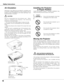 Page 66
Safety Instructions
USE CAUTION IN CARRYING OR 
TRANSPORTING THE PROJECTOR
–Do not drop or bump the projector, otherwise damages
or malfunctions may result.
–When carrying the projector, use a suitable carrying
case.
–Do not transport the projector by using a courier or
transport service in an unsuitable transport case.  This
may cause damage to the projector.  To transport the
projector through a courier or transport service, consult
your dealer for their information.
–
Do not put the projector in a...