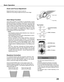 Page 25
5

Basic OperationBasic Operation
Rotate the Zoom Lever to zoom in and out.  
Rotate the Focus Ring to adjust the focus of the image.  
Zoom and Focus Adjustment
If  a  projected  picture  still  has  keystone  distortion  after 
pressing  the  AUTO  SETUP/CANCEL  button  on  the  top 
control  or  the  AUTO  SET/CANCEL  button  on  the  remote 
control, correct the image manually as follows:
Press the KEYSTONE button on the remote control. The 
Keystone dialog box appears. Use the Point ▲▼ buttons...