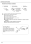 Page 12
Part Names and Functions
1
To insure safe operation, please observe the following precautions:
 ● Use two () AA or LR6 type alkaline batteries.
 ● Always replace batteries in sets.
 ● Do not use a new battery with a used battery.
 ● Avoid contact with water or liquid.
 ● Do not expose the remote control to moisture or heat.
 ● Do not drop the remote control.
 ● If  the  battery  has  leaked  on  the  remote  control,  carefully  wipe  the  case  clean  and  install 
new batteries.
 ● Risk of...