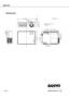 Page 66
KK3ACSANyO Electric Co ., Ltd .
3.74(95)13.0 (330)
2.18(55.3
)
9.33(237
)
3.62(92)
3.94(100
)
5.83(148
)
4.72(120)
2.95(75)
5.31(135)
Screw Holes for Celling MountScrew: M4Depth: 0.394(10.0)
Unit:inch(mm)
10°MAX
Dimensions
Appendix 