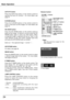 Page 24Basic Operation
4
black out  the captured image  normal  • • • • •
Press  the  NO  SHOW  button  on  the  remote  control  to 
black out the image. To restore to normal, press the NO 
SHOW  button  again  or  press  any  other  button.  When 
a  projected  image  is  captured  and  set  as  "User"  in  the 
L

ogo  selection  (p.4 ),  the  screen  changes  each  time 
you press the NO SHOW button as follows. NO SHOW button
Press  the  AUTO  PC  button  on  the  remote  control  to...