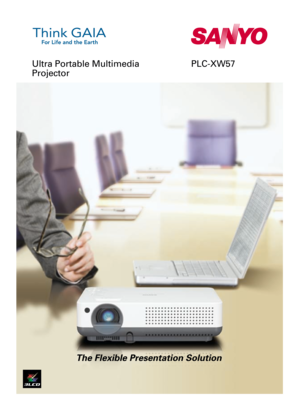 Page 1PLC-XW57
Ultra Portable Multimedia
Projector
The Flexible Presentation Solution 