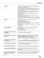 Page 67
67

Appendix
  	 –	Check	the	connection	between	your	computer	or	video	equipment		
	 	 	 and	the	projector.	See	pages	16-18.
	
	 	 –	See	if	the	input	signal	is	correctly	output	from	your	computer.	Some		
	 	 	 laptop	computers	may	need	to	change	the	setting	for	monitor	output		
	 	 			when	connecting	to	a	projector.	See	your	computer’s	instruction		
	 	 	 manual	for	the	setting.	
	
	 	 –	It	takes	about	30	seconds	to	display	an	image	after	turning	on	the		
	 	 	 projector.	See	page	20.
	 	 –		
Check	the...