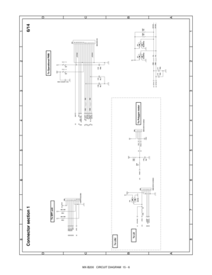 Page 106MX-B200   CIRCUIT DIAGRAM  15 - 6
0J 
0J 
A B C D
876
3211 2 3 4 5 6 7 8
D
C
B
AA B C D
876
3211 2 3 4 5 6 7 8
D
C
B
AA B C D
876
3211 2 3 4 5 6 7 8
D
C
B
AA B C D
876
3211 2 3 4 5 6 7 8
D
C
B
A
6/14 Connector section 1 