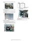 Page 31MX-B200  UNPACKING AND INSTALLATION  5 - 12 11) Attach the motor connector and the snap band to the original
position.
12) Attach the Scanner UPG mylar J3 to cover the hole on the right
side of inside of the scanner.
Note:The mylar should cover the hole shown by the arrow in
the diagram.
Attach along with the bent part of the metal plate and align the
edge of the mylar with the line shown in the diagram (the yellow
line in the diagram).
13) Attach the Fan housing cushion to the cooling fan at the posi-...