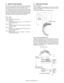 Page 33MX-B200  COPY PROCESS  6 - 2
2. Outline of print process
This printer is a non-impact printer that uses a semiconductor
laser and electrostatic print process. This printer uses an OPC
(Organic Photo Conductor) for its photoconductive material.
First, voltage from the main corona unit charges the drum surface
and a latent image is formed on the drum surface using a laser
beam. This latent image forms a visible image on the drum surface
when toner is applied. The toner image is then transferred onto the...