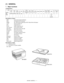 Page 6MX-B200  GENERAL  1 - 1
[1] GENERAL
1. Major functions
Configurations
Descriptions of items
CPM:  Copy speed (Copies Per Minute)
PPM:  Print speed (Print Per Minute)
SB/MB:  SB = Manual feed single bypass, MB = Manual feed multi-bypass
2 Tray: Second cassette unit.
SPF: Original feed unit
R-SPF:  Duplex original feed unit
Color Scanner:Color scanner function
GDI printer:  GDI printer function with USB
SPLC printer: SPLC printer function
E-SORT:Electronic sort function
Duplex:  Auto duplex copy/print...