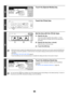 Page 31895
3
Touch the [Special Modes] key.
4
Touch the [Timer] key.
5
Set the time with the   keys.
(1) Specify the day.
If you do not wish to specify a day, select [---]. In this 
case, transmission will begin when the time specified in 
(2) arrives.
(2) Specify the time (hour, minute)
Select the time in 24-hour format.
(3) Touch the [OK] key.
 When this screen is opened, the setting will show the current time. If the time is not correct, press the [CLEAR ALL] 
key ( ) to cancel the operation. Correct the...