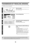 Page 44125
TRANSMISSION BY REDIALING (RESEND)
The destinations of the most recent 8 transmissions by fax, Scan to E-mail, and/or Internet fax are stored. One of these 
can be selected to resend to that destination. 
1
Place the original.
Place the original face up in the document feeder tray, or face 
down on the document glass.
2
Touch the [Resend] key.
3
Touch the key of the fax destination that 
you wish to redial.
The last 8 transmission destinations appear.
4
Press the [BLACK & WHITE START] key 
()....