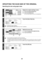 Page 44731
SPECIFYING THE SCAN SIZE OF THE ORIGINAL
Specifying the size using paper sizes
1
Display the original settings screen.
(1) Touch the [Image Settings] key.
(2) Touch the [Original] key.
The current status appears at the top of the [Original] key
2
Touch the [Scan Size] key.
To specify the image orientation...
Touch the appropriate image orientation key so that it is highlighted.
3
Specify the scan size.
(1) Touch the appropriate original size key.
(2) Touch the [OK] key.
 If you are sending a long...