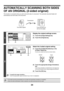 Page 45034
AUTOMATICALLY SCANNING BOTH SIDES 
OF AN ORIGINAL (2-sided original)
This function is convenient when you wish to fax both sides of a document. The automatic document feeder will 
automatically scan both sides of the document.
1
Display the original settings screen.
(1) Touch the [Image Settings] key.
(2) Touch the [Original] key.
2
Select the 2-sided original setting.
(1) Touch the [2-Sided Booklet] key or the 
[2-Sided Tablet] key.
A book and a tablet are bound as shown below.
(2) Touch the...