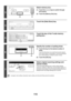 Page 531115
3
Select memory box.
(1) Touch the   keys to switch through 
the screens.
(2) Touch the [Memory Box] key.
4
Touch the [Data Store] key.
5
Touch the key of the F-code memory 
polling box.
6
Specify the number of polling times.
(1) Touch the key for the desired number of 
times.
Touch the [Once] key if you want the document cleared 
from memory after it is transmitted. Touch the [Unlimited] 
key to allow polling an unlimited number of times.
(2) Touch the [OK] key.
7
Select original scanning settings...