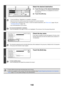 Page 558142
10
Select the desired destination.
(1) Touch the keys of the desired destinations.
The selected destinations are highlighted and stored in 
the group key.
(2) Touch the [OK] key.
 Touch the [OK] key. Registration is completed. will appear.
 Keys that cannot be stored as group keys are grayed out to prevent selection.
 To directly enter a destination fax number or check the selected destinations, see Direct entry (page 143) and 
Checking addresses (page 143).
 Up to 500 destinations can be...