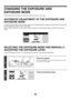 Page 62923
CHANGING THE EXPOSURE AND 
EXPOSURE MODE
The exposure level and exposure mode can be selected to obtain a clear copy.
AUTOMATIC ADJUSTMENT OF THE EXPOSURE AND 
EXPOSURE MODE
Automatic exposure adjustment operates by default to automatically adjust the exposure level and mode as appropriate 
for the original being copied. (Auto is displayed.)
When a black and white or full color copy is made, the exposure is automatically adjusted to obtain the best image 
quality.
SELECTING THE EXPOSURE MODE AND...
