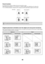 Page 65145
Punch function
If an optional punch module is installed, holes can be punched in output.
Paper that can be punched is 11 x 17 to 8-1/2 x 11 (16 lbs. to 56 lbs.) (A3 to B5R (60g/m
2 to 209g/m2)).
12 x 18 (A3W) sized paper, transparency film, tab paper and other special types of paper cannot be used.
Original placement orientation (for the staple sort and punch functions)
When using the staple sort function or the punch function, the original must be placed as shown below to enable stapling 
or punching...