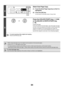 Page 67064
4
Select Dual Page Copy.
(1) Touch the [Dual Page Copy] key so that it is 
highlighted.
(2) Touch the [OK] key.
You will return to the base screen of copy mode.
5
Press the [COLOR START] key ( ) 
or the [BLACK & WHITE START] key 
().
Copying will begin.
If you are using the document glass, copy each page one page 
at a time. If you are using the sort function or other function that 
requires all originals to be scanned before the copies are 
printed, you must use the same [START] key that you used to...