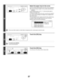 Page 67367
8
Select the paper tray for the cover.
(A) The currently selected paper tray for the cover is displayed.
(B) The size and type of paper in the currently selected tray is 
displayed.
In the example screen, 8-1/2 x 11 (A4) size plain paper is 
loaded in the bypass tray.
To change the paper tray for the cover, touch the tray selection 
key. (In the screen example, the Bypass Tray display is the 
tray selection key.)
The tray selection screen appears when the tray selection key 
is touched. Select the...