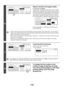 Page 718112
6
Select a format for the page number.
If 1/5, 2/5, 3/5 is selected,
Page number / Total pages will be printed. Auto is initially 
selected for the total pages, which means that the number of 
scanned original pages is automatically set as the total pages. 
If you need to set the total pages manually, such as when a 
large number of originals are divided into sets for scanning, 
touch the [Manual] key to display the total pages entry screen.
Enter the total pages (1 to 999) with the numeric keys and...