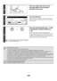 Page 735129
6
Place the original face down on the 
document glass in the orientation 
indicated in the screen.
7
Touch the [OK] key.
When the [OK] key is touched, you will return to the special 
mode screen. Touch the [OK] key to return to the base screen 
of the copy mode.
8
Press the [COLOR START] key ( ) 
or the [BLACK & WHITE START] key 
().
Copying of the original on the document glass begins.
If you are using the sort function or other function that requires 
all originals to be scanned before the copies...