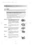 Page 3432
ADVICE FOR REHEATING
WARNINGS:
Oil & Fat:Never heat oil or fat for deep frying as this may lead to overheating and fire. Stand back
when opening the oven door to allow heat or steam to disperse. When removing covers (such as
cling-film), opening roasting bags or popcorn packaging, direct steam away from face and hands. 
Never heat liquids in narrow-necked containers, as this could result in the
contents erupting from the container and may cause burns.
•Remove food from foil or metal containers before...