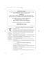 Page 2OPERATION MANUAL
This operation manual contains important information which you should
read carefully before using your microwave oven.
IMPORTANT:
There may be a serious risk to health if this operation manual is not
followed or if the oven is modified so that it operates with the door open.
If you require any advice or assistance regarding your
Sharp product, please visit our website:
www.sharp.co.uk/customersupport
Customers without Internet access may telephone:
08705 274277 (9am - 5pm)
(01) 676 0648...