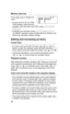 Page 14
13
Memory clear key
Press . 
k  to display the 
menu.
  To clear all (A-H, M, X-Z, ANS,  TVM variables, listed  nancial 
variables, cash  ow data, and STAT), press  0 
0  or 
0  
= .
  To RESET the calculator, press  1 
0  or 
1  
= . 
The RESET operation erases all data stored in memory, and 
restore the calculator’s default settings.
Editing and Correcting an Entry
Cursor keys
  In a menu, such as the SET UP menu, use  g or 
y  to 
select a number (the selected number will blink), then press  =.
If...